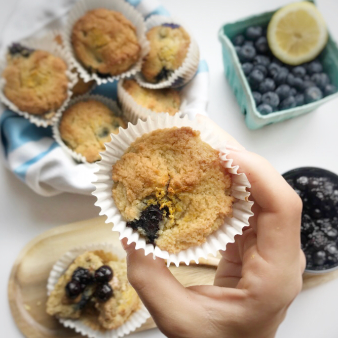 Blueberry Lemon Zest Muffin 