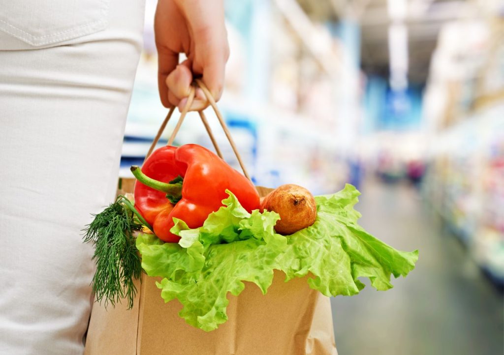 low carb products shopping bag