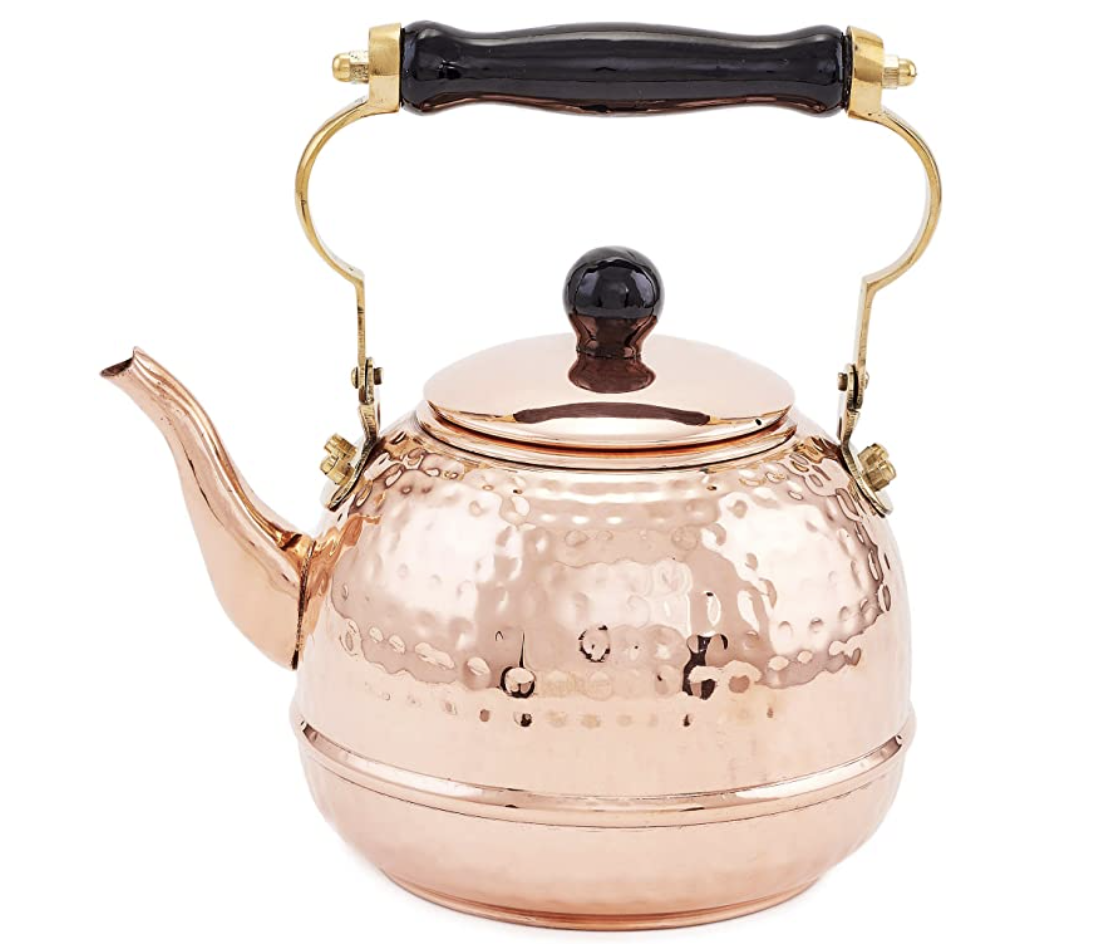 rose gold tea kettle for healthy holiday gift idea